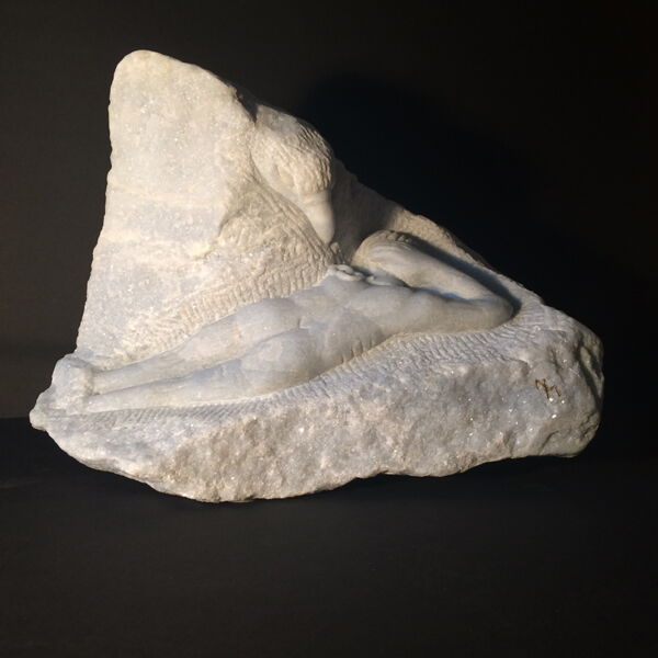 Steinskulptur Prometheus 35x17x28 cm I